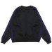 画像2: NEEDLES（ニードルズ）Track Crew Neck Shirt（トラッククルーネックシャツ）"Poly Smooth" / Black（ブラック） (2)