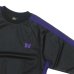 画像4: NEEDLES（ニードルズ）Track Crew Neck Shirt（トラッククルーネックシャツ）"Poly Smooth" / Black（ブラック） (4)