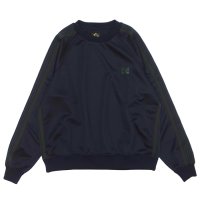 NEEDLES（ニードルズ）Track Crew Neck Shirt（トラッククルーネックシャツ）"Poly Smooth" / Navy（ネイビー）
