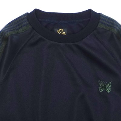 画像3: NEEDLES（ニードルズ）Track Crew Neck Shirt（トラッククルーネックシャツ）"Poly Smooth" / Navy（ネイビー）