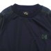 画像3: NEEDLES（ニードルズ）Track Crew Neck Shirt（トラッククルーネックシャツ）"Poly Smooth" / Navy（ネイビー） (3)