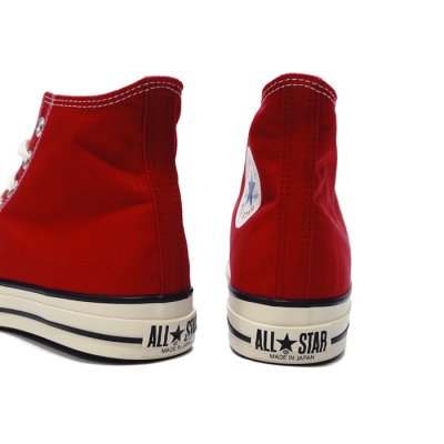 画像4: CONVERSE（コンバース）CANVAS ALL STAR J HI（キャンバスオールスターJ ”ハイカット”）/  Classic Red（クラシックレッド）