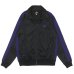 画像1: NEEDLES（ニードルズ）Track Jacket（トラックジャケット）"Poly Smooth" / Black（ブラック） (1)