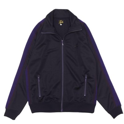 画像1: NEEDLES（ニードルズ）Track Jacket（トラックジャケット）"Poly Smooth" / Purple（パープル）