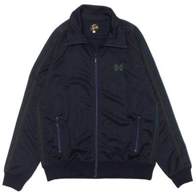 画像1: NEEDLES（ニードルズ）Track Jacket（トラックジャケット）"Poly Smooth" / Navy（ネイビー）