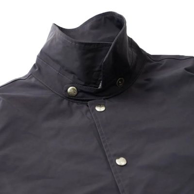 画像5: FELCO（フェルコ）SET IN SLEEVE COACH JACKET（セットインスリーブコーチジャケット）"SNAP BUTTON FRONT W/FLANNEL LINING” / Navy （ネイビー）・Charcoal（チャコール）