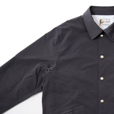 画像6: FELCO（フェルコ）SET IN SLEEVE COACH JACKET（セットインスリーブコーチジャケット）"SNAP BUTTON FRONT W/FLANNEL LINING” / Navy （ネイビー）・Charcoal（チャコール）