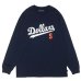 画像1: Sloppy Supply（スラッピーサプライ）Long Sleeve Print Tee（ロングスリーブプリントTシャツ）"DOLLARS" / Navy（ネイビー） (1)