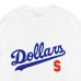 画像3: Sloppy Supply（スラッピーサプライ）Long Sleeve Print Tee（ロングスリーブプリントTシャツ）"DOLLARS" / White（ホワイト） (3)
