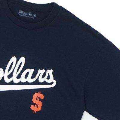 画像4: Sloppy Supply（スラッピーサプライ）Long Sleeve Print Tee（ロングスリーブプリントTシャツ）"DOLLARS" / Navy（ネイビー）