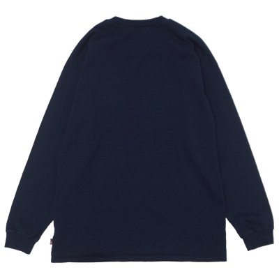 画像2: Sloppy Supply（スラッピーサプライ）Long Sleeve Print Tee（ロングスリーブプリントTシャツ）"DOLLARS" / Navy（ネイビー）