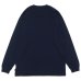 画像2: Sloppy Supply（スラッピーサプライ）Long Sleeve Print Tee（ロングスリーブプリントTシャツ）"DOLLARS" / Navy（ネイビー） (2)