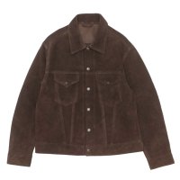 *A VONTADE（アボンタージ）Truker Jacket（トラッカージャケット）"Suede Leather" / Bitter Brown（ビターブラウン）
