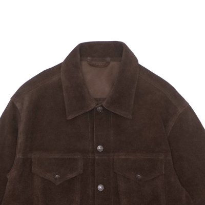 画像4: *A VONTADE（アボンタージ）Truker Jacket（トラッカージャケット）"Suede Leather" / Bitter Brown（ビターブラウン）