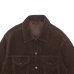 画像4: *A VONTADE（アボンタージ）Truker Jacket（トラッカージャケット）"Suede Leather" / Bitter Brown（ビターブラウン） (4)