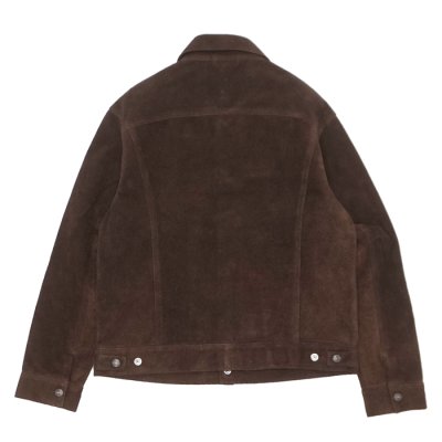 画像2: *A VONTADE（アボンタージ）Truker Jacket（トラッカージャケット）"Suede Leather" / Bitter Brown（ビターブラウン）