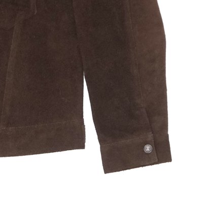 画像6: *A VONTADE（アボンタージ）Truker Jacket（トラッカージャケット）"Suede Leather" / Bitter Brown（ビターブラウン）