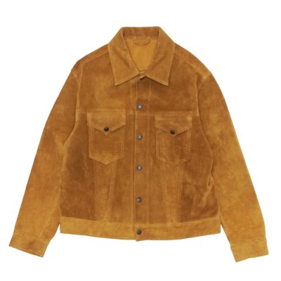 画像1: *A VONTADE（アボンタージ）Truker Jacket（トラッカージャケット）"Suede Leather" / Coyote（コヨーテ）
