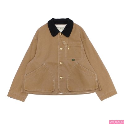 画像1: L.L.Bean Japan Edition（エルエルビーン ジャパンエディション）W's Bean's Prospect Harbor Field Coat（ウィメンズ ビーンズプロスペクトハーバーフィールドコート）"TEC DUCK" / Fade Tan（フェードタン）