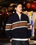 画像1: ※Exclusive※ BARBARIAN（バーバリアン）Heavy Weight Quarter Zip Long Sleeve Shirt（ヘビーウェイト クオータージップロングスリーブシャツ）  / Navy×Moss×Ivory（ネイビー×モス×アイボリー） (1)