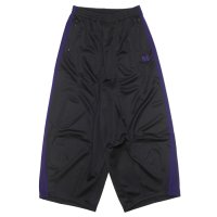 NEEDLES（ニードルズ）H.D Track Pant（ヒザデルトラックパンツ）"Poly Smooth" / Black（ブラック）