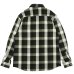 画像2: BIG MIKE（ビッグマイク）Heavy Flannel L/S Shirt （ヘビーフランネルロングスリーブシャツ）/ Off×OLive×Black（オフホワイト×オリーブ×ブラック） (2)