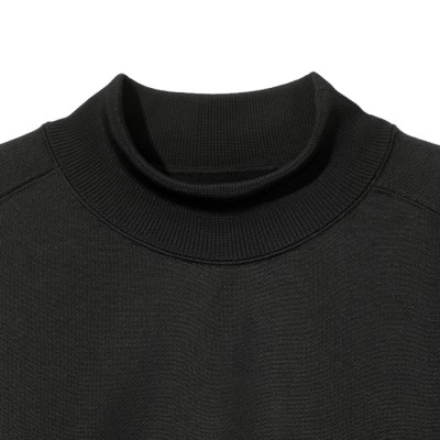 画像3: NEEDLES（ニードルズ）Moc Neck Shirt（モックネックシャツ）"Bright Jersey" / Black（ブラック）