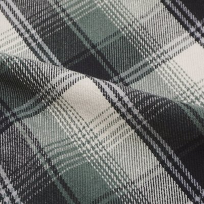 画像6: BIG MIKE（ビッグマイク）Heavy Flannel L/S Shirt （ヘビーフランネルロングスリーブシャツ）/ Mint×Grey×White（ミント×グレー×ホワイト）