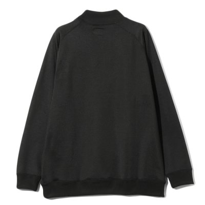 画像2: NEEDLES（ニードルズ）Moc Neck Shirt（モックネックシャツ）"Bright Jersey" / Black（ブラック）