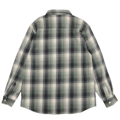 画像2: BIG MIKE（ビッグマイク）Heavy Flannel L/S Shirt （ヘビーフランネルロングスリーブシャツ）/ Mint×Grey×White（ミント×グレー×ホワイト）