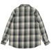 画像2: BIG MIKE（ビッグマイク）Heavy Flannel L/S Shirt （ヘビーフランネルロングスリーブシャツ）/ Mint×Grey×White（ミント×グレー×ホワイト） (2)
