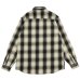 画像2: BIG MIKE（ビッグマイク）Heavy Flannel L/S Shirt （ヘビーフランネルロングスリーブシャツ）/ Black×Beige×White（ブラック×ベージュ×ホワイト） (2)