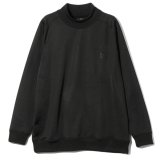 NEEDLES（ニードルズ）Moc Neck Shirt（モックネックシャツ）"Bright Jersey" / Black（ブラック）