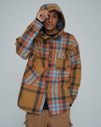 画像9: MODMNT（モドメント）HOODED SHIRT（フーデットシャツ）/ Beige（ベージュ）