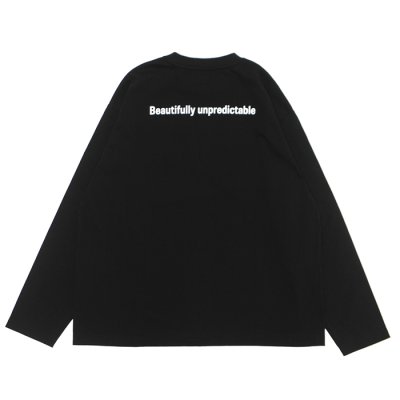画像2: MODMNT（モドメント）BEUTIFULLY UNPREDIVTABLE L/S TEE（ビューティフリーアンプリディクタブルロングスリーブTシャツ） / Black（ブラック）