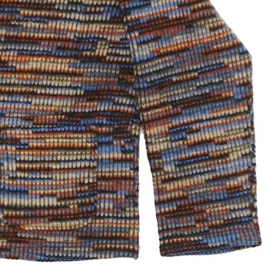 画像6: ENGINEERED GARMENTS（エンジニアードガーメンツ）Knit Cardigan（ニットカーディガン）"Wool Poly Sweater Knit" / Blue×Orange（ブルー×オレンジ）