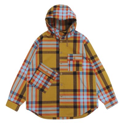 画像1: MODMNT（モドメント）HOODED SHIRT（フーデットシャツ）/ Beige（ベージュ）