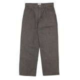 EVCON（エビコン）10.5oz 1TUCK BAGGY DENIM（10.5oz 1タックバギーデニム） / BROWN（ブラウン）【裾上げ無料】
