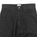 画像4: EVCON（エビコン）10.5oz 1TUCK BAGGY DENIM（10.5oz 1タックバギーデニム） / BLACK（ブラック）【裾上げ無料】 (4)