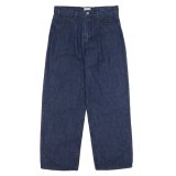 EVCON（エビコン）10.5oz 1TUCK BAGGY DENIM（10.5oz 1タックバギーデニム） / BLUE（ブルー）【裾上げ無料】