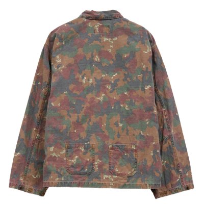 画像2: Nigel Cabourn（ナイジェル・ケーボン）FIELD JACKET（フィールドジャケット）"FADE CAMO" / Red（レッド）