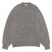 画像1: alvana（アルヴァナ）WOOL WASHI CREWNECK KNIT（ウール和紙クルーネックニット） / Top Khaki（トップカーキ） (1)