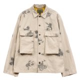 Nigel Cabourn（ナイジェル・ケーボン）FIELD JACKET（フィールドジャケット）"FADE CAMO" / Ivory（アイボリー）