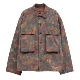 Nigel Cabourn（ナイジェル・ケーボン）FIELD JACKET（フィールドジャケット）"FADE CAMO" / Red（レッド）