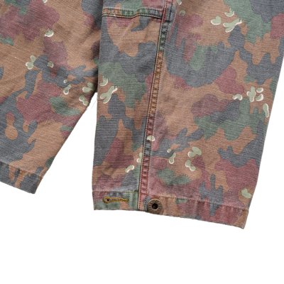 画像4: Nigel Cabourn（ナイジェル・ケーボン）FIELD JACKET（フィールドジャケット）"FADE CAMO" / Red（レッド）
