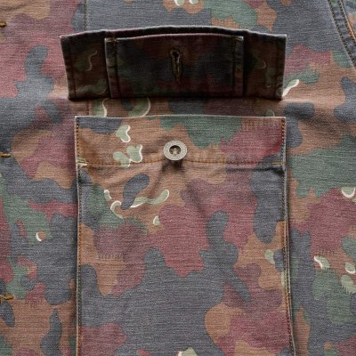 画像6: Nigel Cabourn（ナイジェル・ケーボン）FIELD JACKET（フィールドジャケット）"FADE CAMO" / Red（レッド）