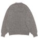 画像2: alvana（アルヴァナ）WOOL WASHI CREWNECK KNIT（ウール和紙クルーネックニット） / Top Khaki（トップカーキ） (2)