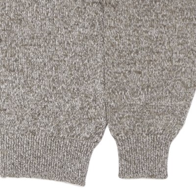 画像5: alvana（アルヴァナ）WOOL WASHI CREWNECK KNIT（ウール和紙クルーネックニット） / Top Khaki（トップカーキ）