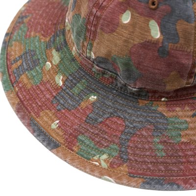 画像2: Nigel Cabourn（ナイジェル・ケーボン）40s MILITARY HAT（40s ミリタリーハット）"FADE CAMO" / Red（レッド）