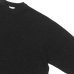 画像4: alvana（アルヴァナ）WOOL WASHI CREWNECK KNIT（ウール和紙クルーネックニット） / Black（ブラック） (4)